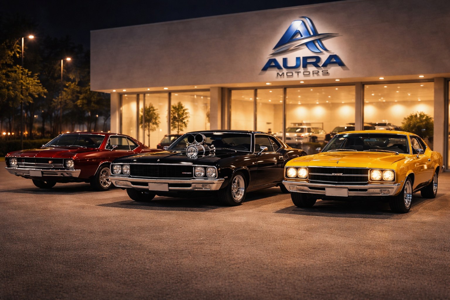 Muscle Cars clássicos americanos