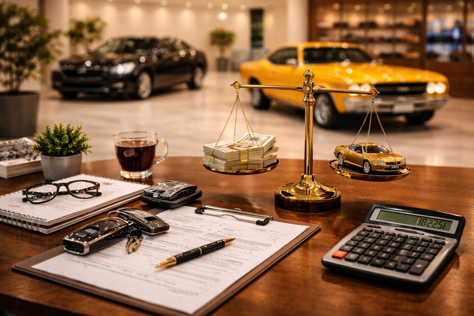 Financiamento inteligente de veículo premium